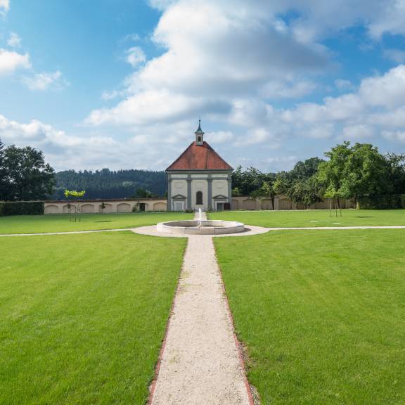 Der Klostergarten des Hotel Kloster Holzen