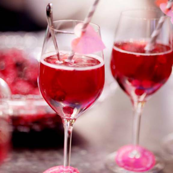 Aperitif mit Beeren